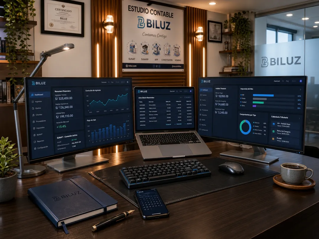 Herramientas y plataformas contables del Estudio Contable BILUZ